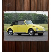 Металлическая табличка Volkswagen Beetle Convertible (Type 1)